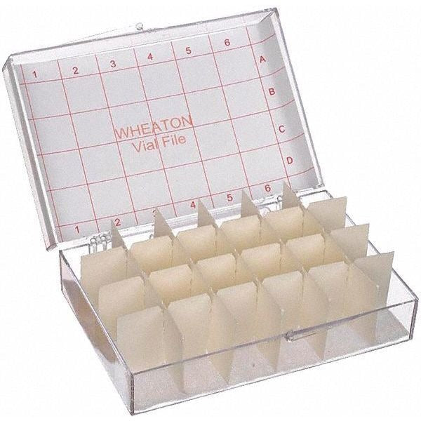 Vial Store Case, Holds 24 Test Tubes, PK6