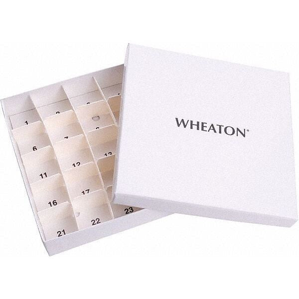 Tissue Storage Box, Cardboard, White, PK15