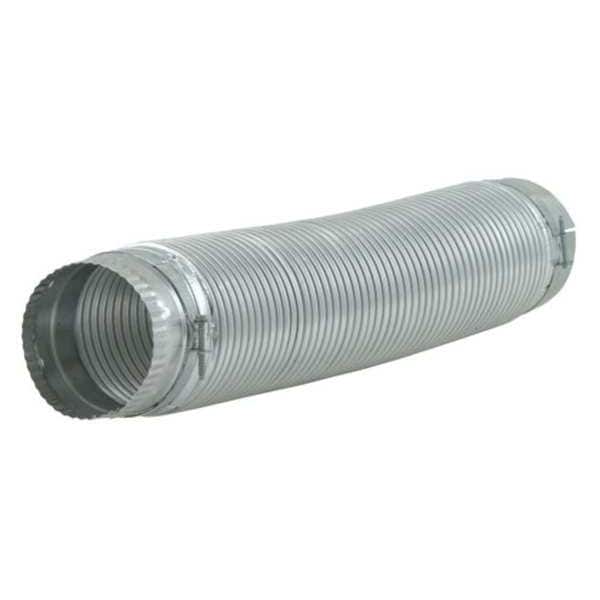 Dryer Vent With Clamps, 8 Ft