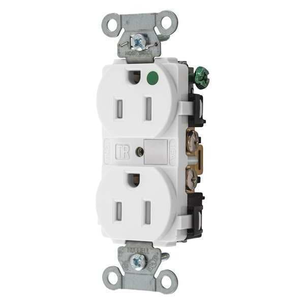 15A Duplex Receptacle 125VAC 5-15R WH