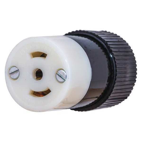 15A Midget Locking Connector 3P 3W 125/250VAC ML-3R
