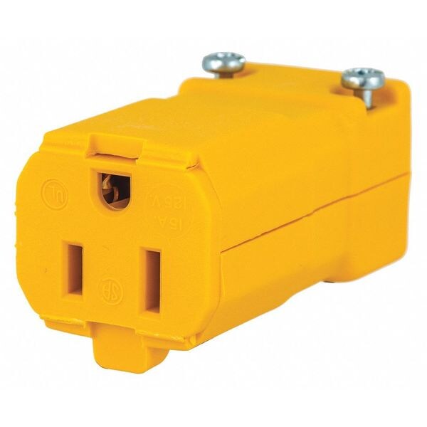 Blade Connector, Yellow, 15A, Industrial
