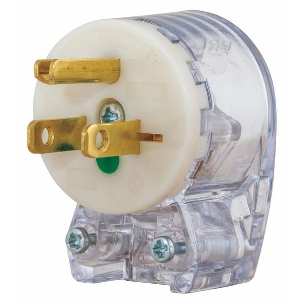 3 Wire Angle Straight Blade Plug Hospital Grade 125VAC 15A