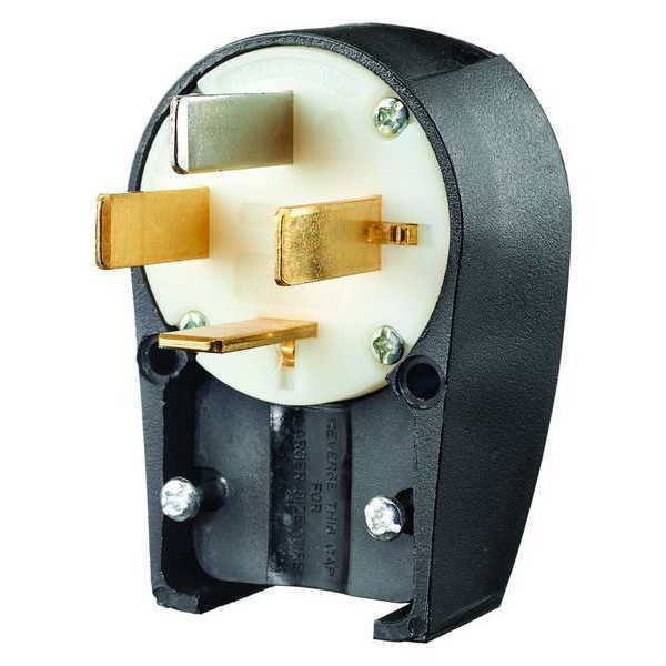 4 Wire Industrial Angle Straight Blade Plug 120/208VAC 60A