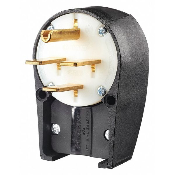 4 Wire Industrial Angle Straight Blade Plug 250VAC 30A