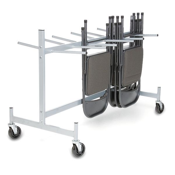 Folding Chair & Table Strg Cart, 400 lb.