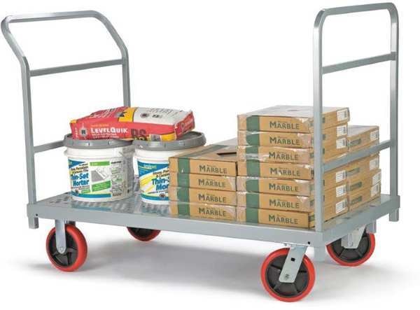 Platform Truck, 3200 lb, Steel, 54 in L