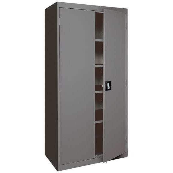 20/22 ga. Steel Storage Cabinet, 36 in W, 72 in H, Stationary