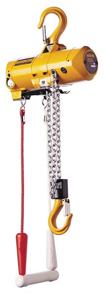 Air Chain Hoist, 500 lb. Cap., 10 ft. Lift