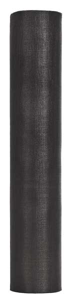 Door and Window Screen, Fiberglass, 24 in W, 100 ft L, 0.011 in Wire Dia, Charcoal