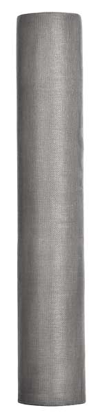 Door and Window Screen, Fiberglass, 24 in W, 100 ft L, 0.011 in Wire Dia, Gray