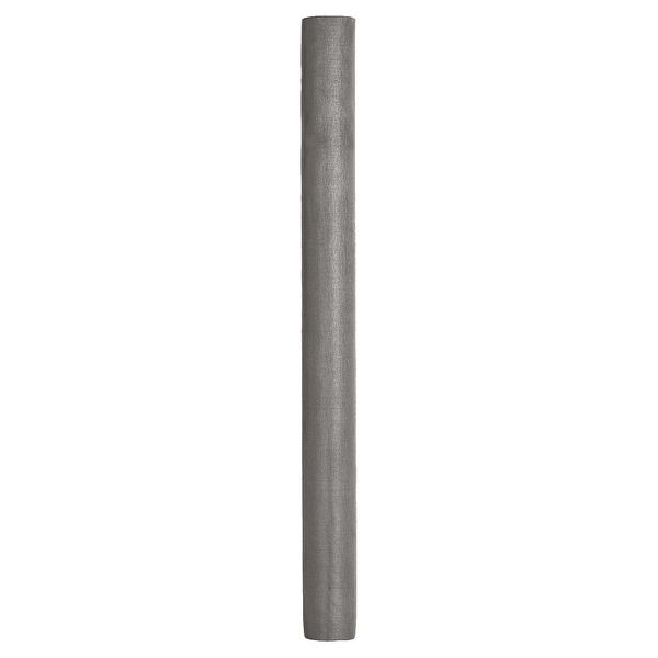 Door and Window Screen, Fiberglass, 48 in W, 100 ft L, 0.011 in Wire Dia, Gray