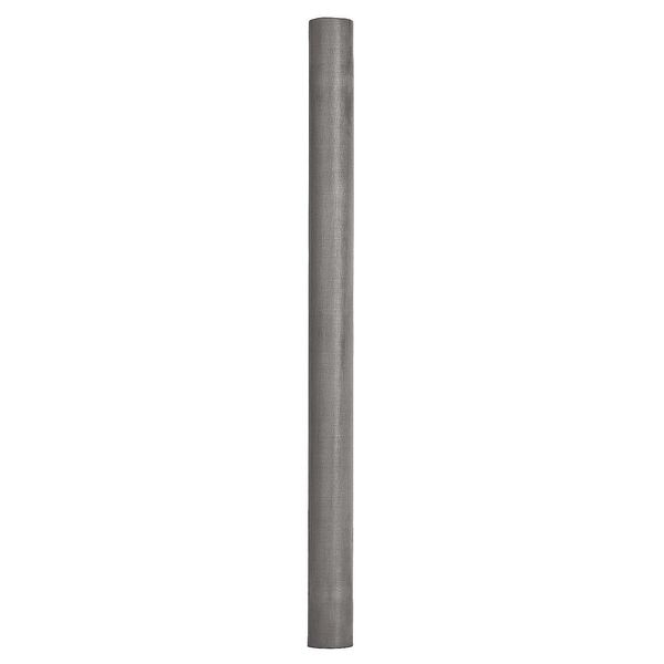 Door and Window Screen, Fiberglass, 60 in W, 100 ft L, 0.011 in Wire Dia, Gray
