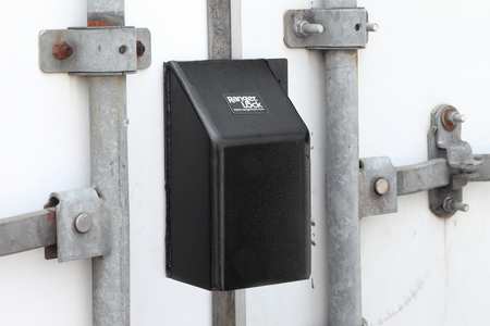 Padlock Guard, Hardened Steel, Blk, 4