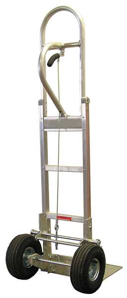 Brake Hand Truck, 600 lb., Hand Truck Handle Type: Continuous Frame Loop