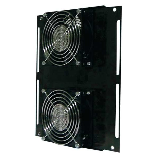 Equipment Rack Air-Distribution Fan, Square, 115V AC, 1 Phase