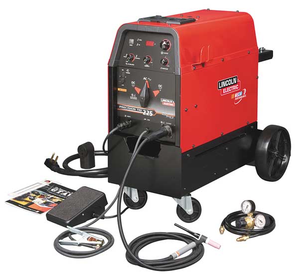 Tig Welder, Precision TIG 225 Ready-Pak Series, 208/230V AC, 230 Max. Output Amps