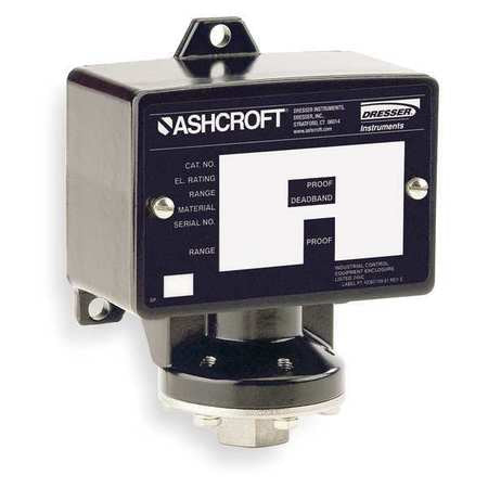 Pressure Switch, (1) Port, 1/4 in FPT, SPDT, 100 to 1000 psi, Standard Action