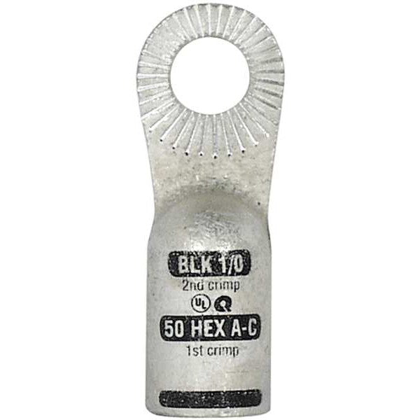 One Hole Lug Compress Connector, 1/0 AWG