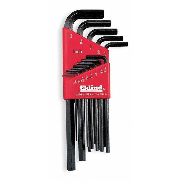 22 Piece Metric/SAE L-Shape Hex Key Set, 11222