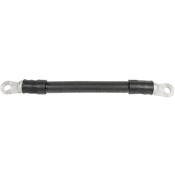 Battery Harness, 8-1/2In, 2/0ga, Black, PK5