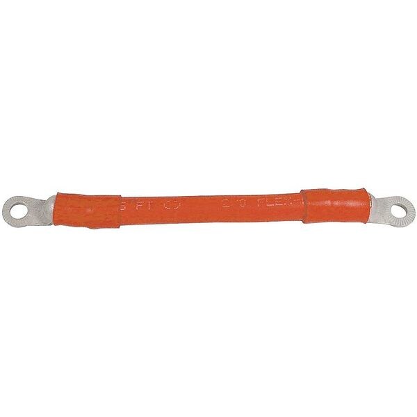 Battery Harness, 17-1/2 In, 2/0 ga, Red, PK5