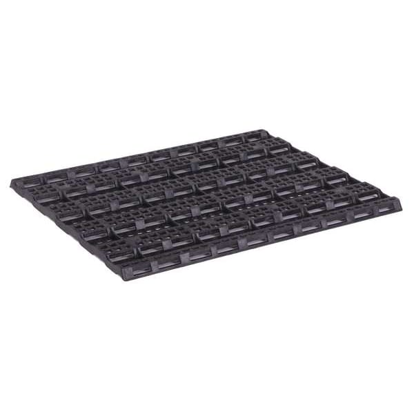 Nestable Partially Recycled HDPE Freezer Spacer, 48 in L, 40 in W, 1 1/2 in H