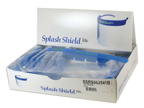 Dispos Faceshield Visor, Clear, PK40