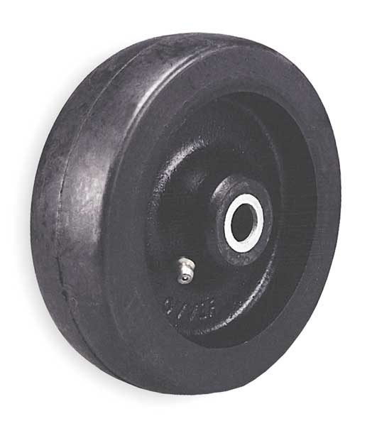 Caster Wheel, Rubber, 10 in., 1350 lb.