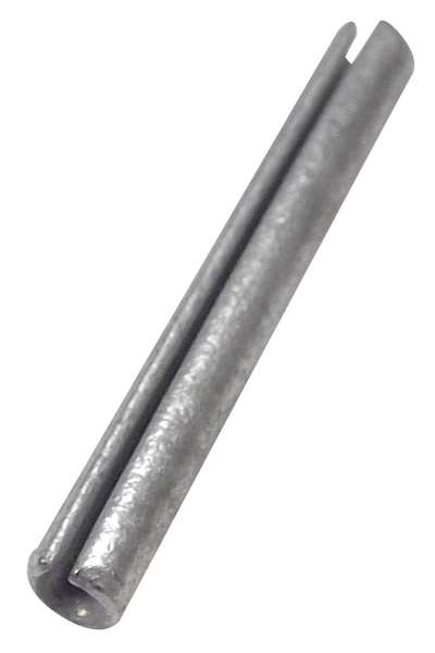 Roll Pin, 3/16 In Dia by 1-1/2 In