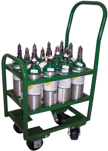 Cylinder Trolley, 2400 lb., 17-1/2 In. W