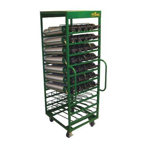 Cylinder Trolley, 78 In. H, 2400 lb.