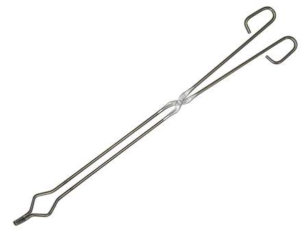 Crucible Tongs, 26 In, Stainless Steel