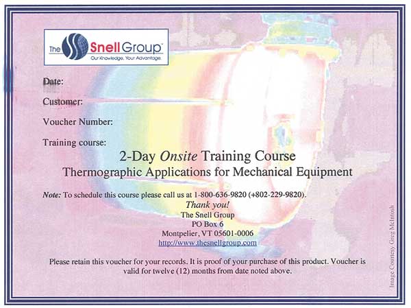 Thermography Training, Onsite, Mechanical