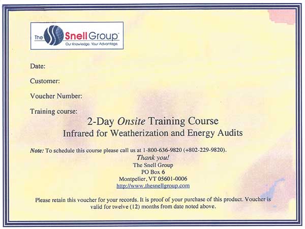 Thermography Training, Onsite, Weather