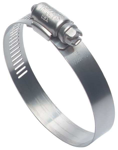 Hose Clamp, 2-9/16 to 3-1/2In, SAE48, PK300