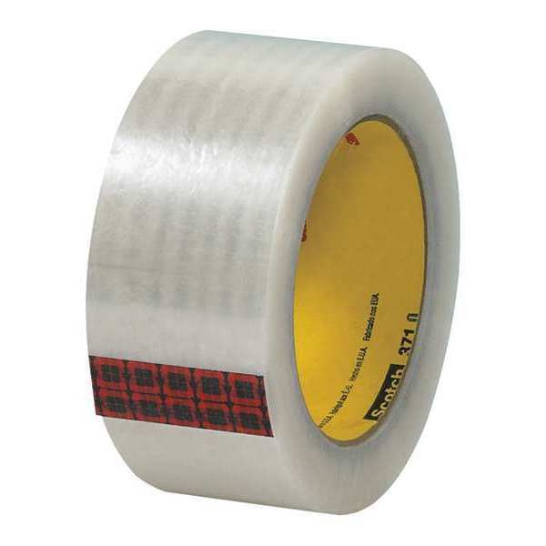 3Mâ¢ 371 Carton Sealing Tape, 1.9 Mil, 2