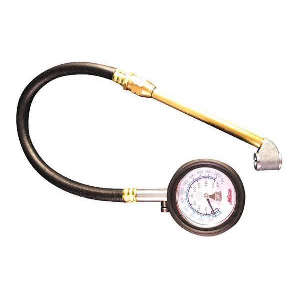 Dual Head Chuck Dial Tire Gage, 0-160psi