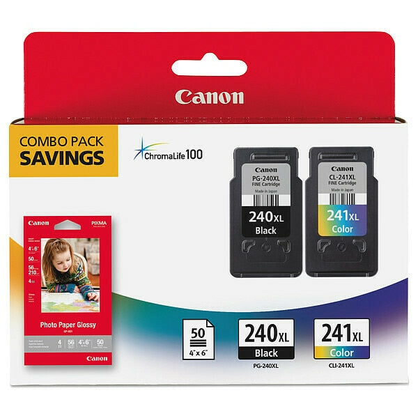 Ink Cartridge Pg240Xl Cl241Xl Combo