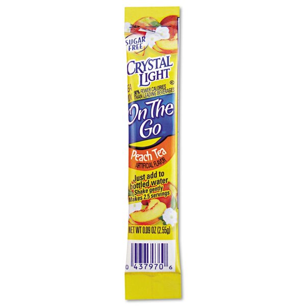 On the Go Tea Mix Powder 0.09 oz., Peach, Pk30