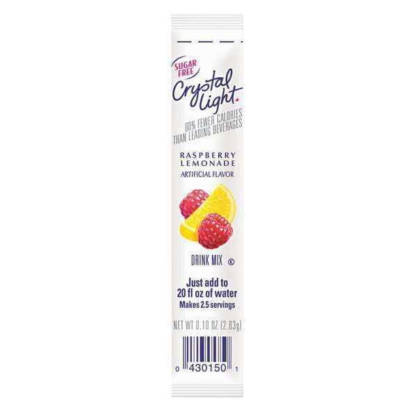 On the Go Beverage Mix Powder 0.16 oz., Raspberry Lemonade, PK30