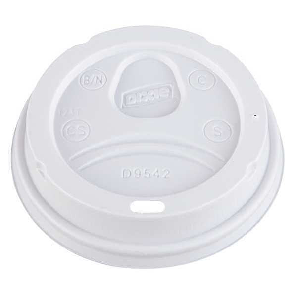 Lid for 10 12 and 16 oz. Hot Cup, White, Pk1000
