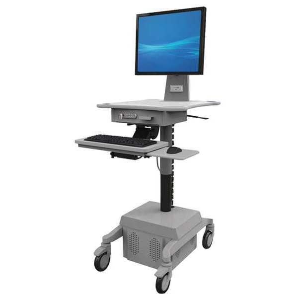 Medical Cart, Gray, 58-1/2