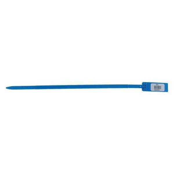 Adjustable High Strength, Secure Grip Seal, Blue, 7 Digits, PK100