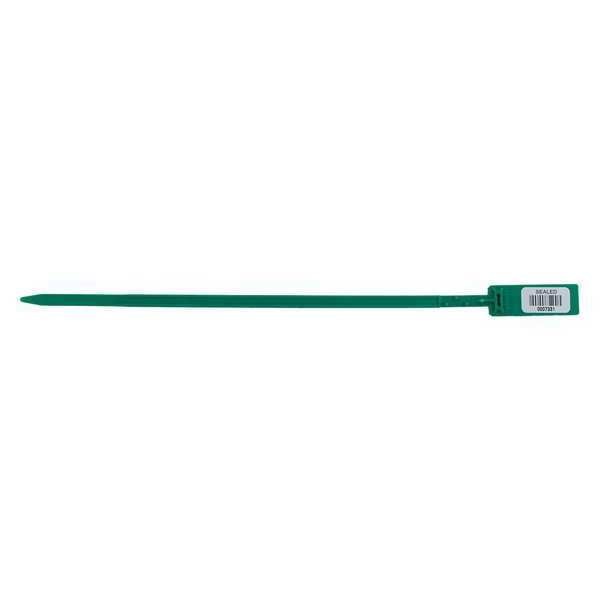 Adjustable High Strength, Secure Grip Seal, Green, Seal Legend, PK100