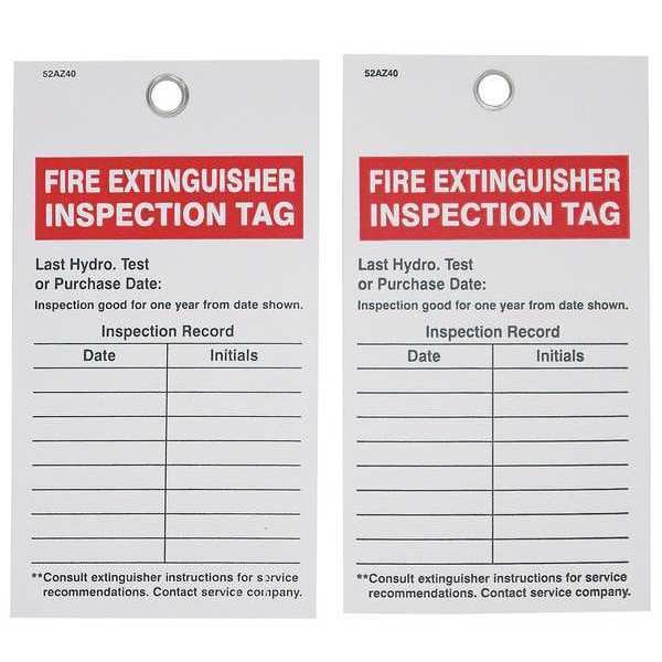 Inspection Tag, Vinyl, 5-3/4