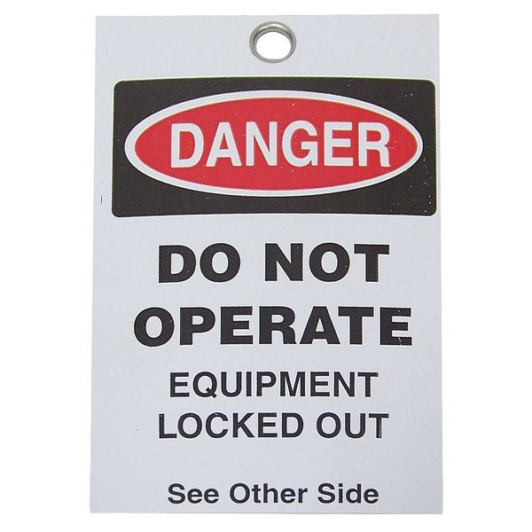 Danger Tag, Vinyl and Polyester, 5