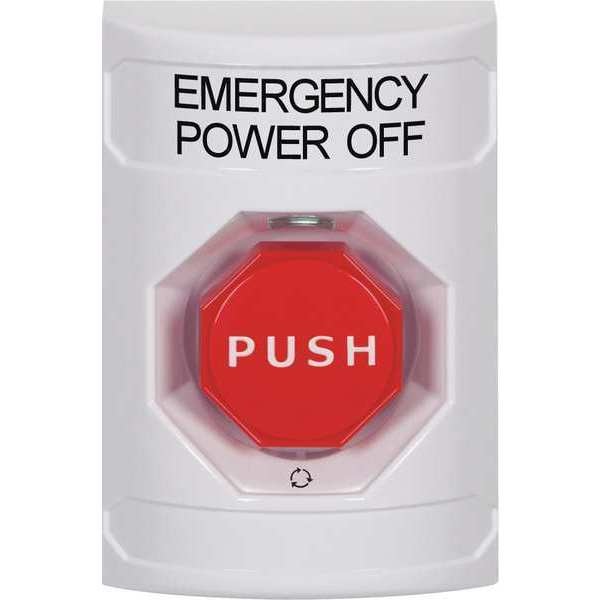 Emergency Power Off Push Button, 3-1/4