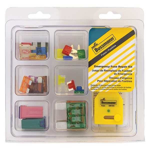 Fuse Kit, Fast Acting, Time Delay, Not Rated, 12V DC, 32V DC