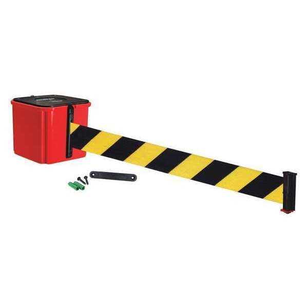Belt Barrier, Black/Yellow Striped Belt